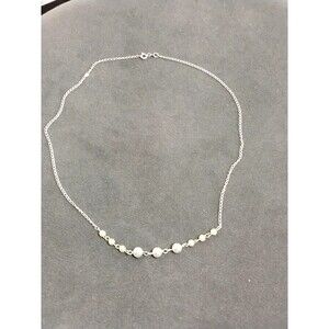 18" Vintage Sterling Silver 925 IPS Pearl Pendant & Necklace Chain Both Signed